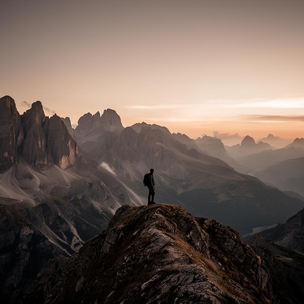 A morning above the clouds in Marmolada